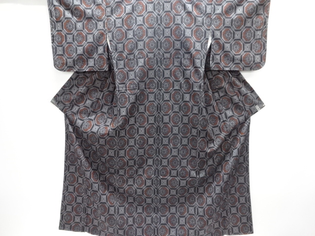 JAPANESE KIMONO / NISHIJIN DENSHO TSUMUGI / UNUSED / WOVEN FLOWER